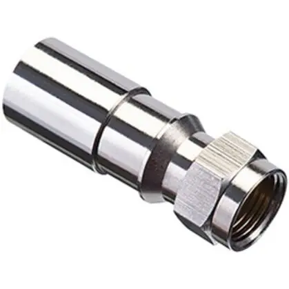 RTQ™ XR™ RG-6 F Compression Connector, 50/Jar Worldwide Shipping