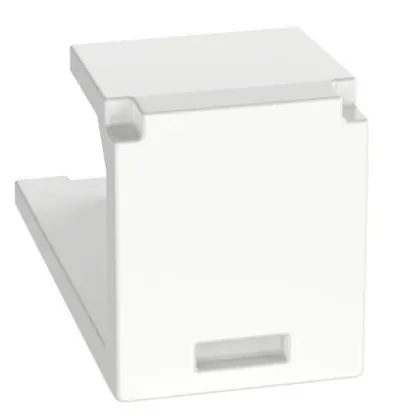 Mini-Com® Blank Module, 1-Gang, 1-Port, Package of 10 Worldwide Shipping
