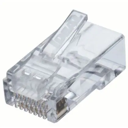 Category 6 Single Piece Modular Plug, RJ-45, 8P8C, 25/Card Best Price