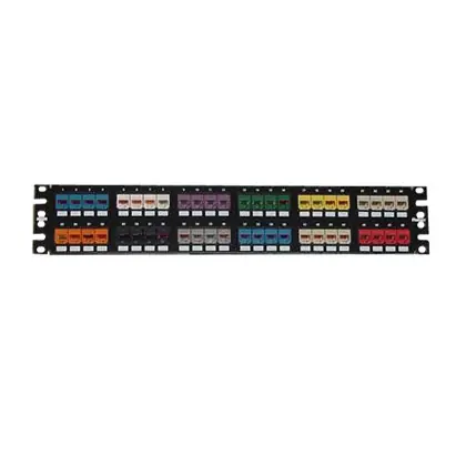 Mini-Com® Patch Panel, 48 Port, 2 RU, Black Limited Time