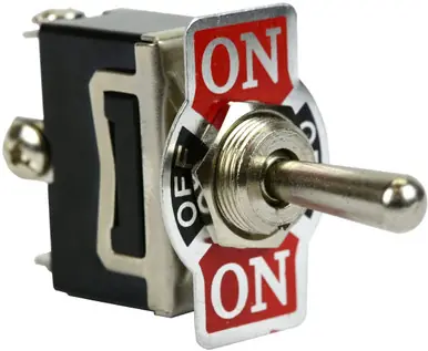 Heavy Duty 20A 125V (ON)-OFF-(ON) SPDT 3 Terminal Momentary 2 SIDE Toggle Switch Modern