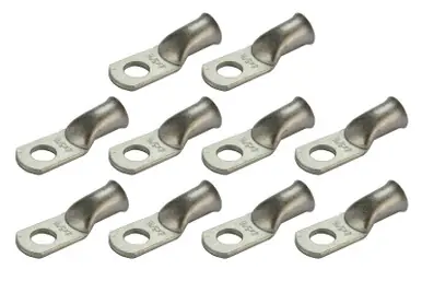 Tin Plated Copper Ring Terminal - 4 AWG, 5/16" Hole (10 Pack) Buy Online