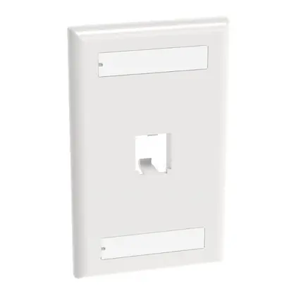 Mini-Com®, Classic, Faceplate, 1-Port, White Get Yours