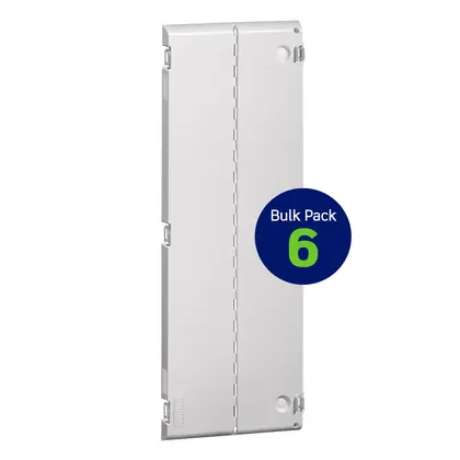 42" Door, Vented, Hinged, Wht Clearance