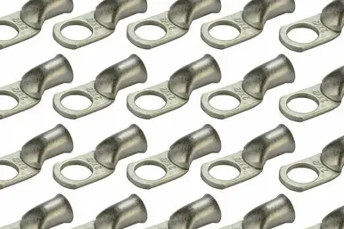 Trending Tin Plated Copper Ring Terminal - 2 AWG, 1/2" Hole (100 Pack)