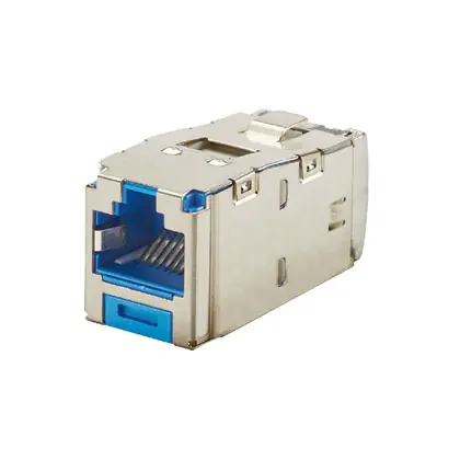 Mini-Com® STP RJ45 Cat 6A TG Jack Module, Blue Shop Now