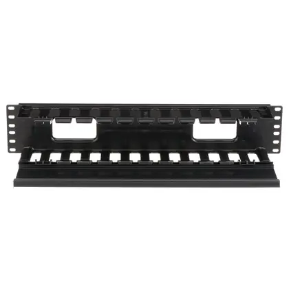 High Quality Cable Manager, Horizontal, PatchLink, 3.5" H x 19" W x 8.9" D, 2RMU