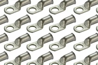 Deal Tin Plated Copper Ring Terminal - 2/0 AWG, 1/2" Hole (50 Pack)