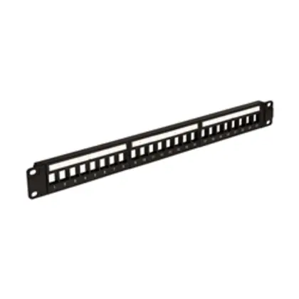 Hassle-Free Returns Univ Mod Patch Panel, 24-Port