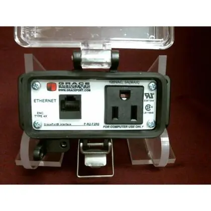 Limited Time Programming Port, Cat 5e Ethernet, Simplex, 15A, 120VAC, Type 4X-IP65