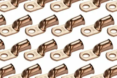 Bare Copper Ring Terminal - 3/0 AWG, 3/8" Hole (100 Pack) Trending