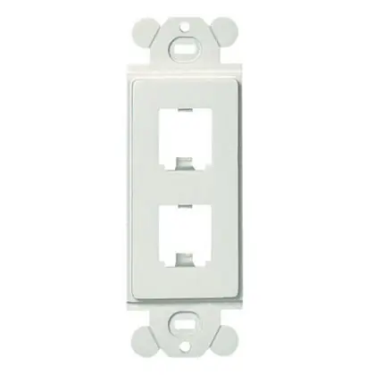Hot Deal GFCI Frame, 2 Port, Black