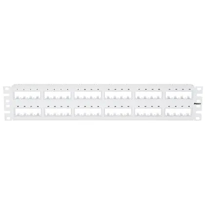 Latest Mini-Com®, Flat,Unshielded, Patch Panel, 48 Port, 2 RU, White