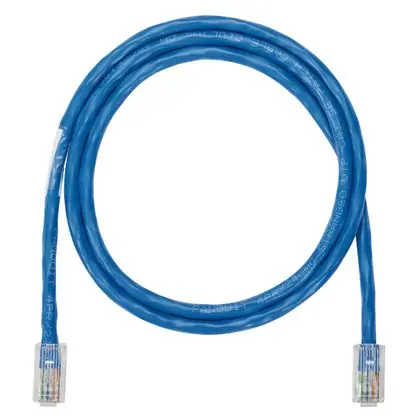 Final Sale NetKey® Cat 5e 24 AWG UTP Patch Cord, 10 ft, Blue