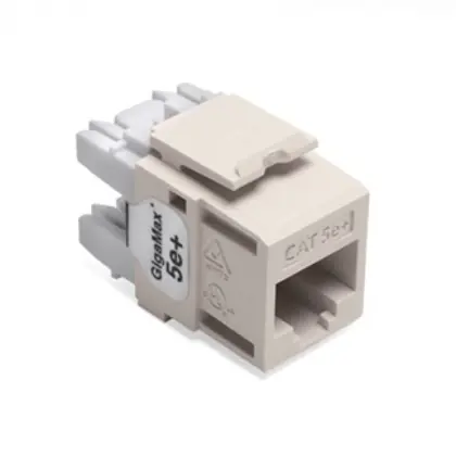 Affordable Snap-In Connector, Cat 5e+, Light Almond