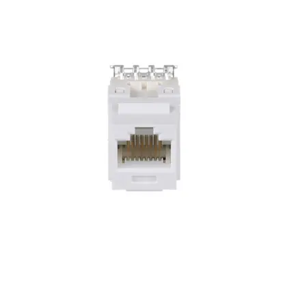 Brand New Punchdown Jack Module, CAT5e, 8-Position, White