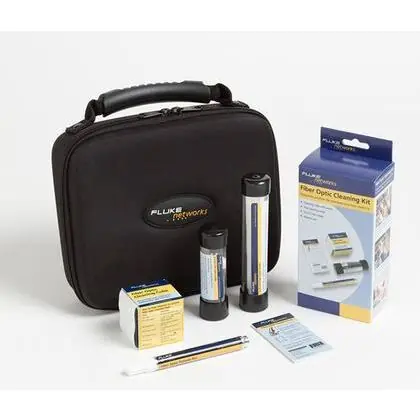 Clearance Cleaning Kit, Fiber Optic, Wipes, Cards, Solvent Pen, Swabs, Case