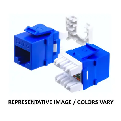 Cat 6 Hdj-Series Keystone Jack Blue Single Express Delivery