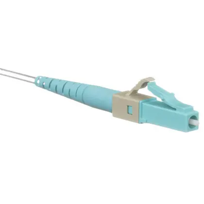 Fusion Splice LC Connector, OM3/OM4/OM5, Aqua Wholesale