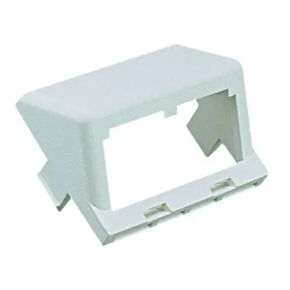 Best Seller Mini-Com®, Modular Insert, Sloped, 1/2 size, 2-port, Off White