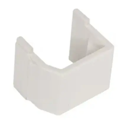 Sale Snap-Fit, Keystone, Blank, Office White, 10 Pack
