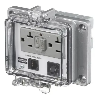Industrial Ethernet, NEMA 12/4 Enclosure, 15A 125V Bargain