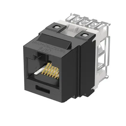 Flash Sale UTP RJ45 Cat 6 Punchdown Keystone Jack Module, Black