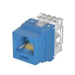 UTP RJ45 Cat 6 Punchdown Keystone Jack Module, Blue Buy Online