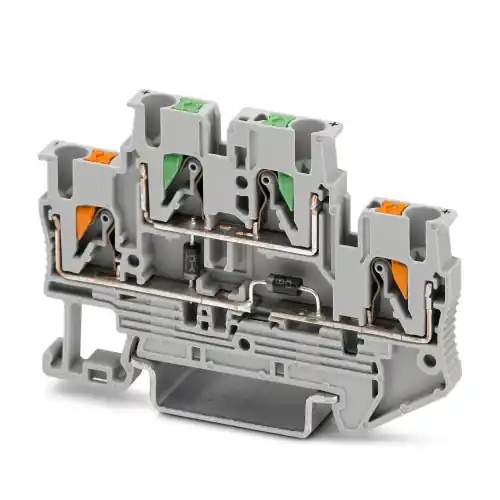 Affordable Phoenix Contact 1032734 Component terminal block PTTB 2,5-2DIO/O-UL/UR-UL/U-OG/O-GN