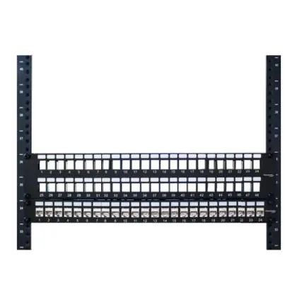 Grab Now 24-Port 1U Blank Patch Panel With Lacing Bar