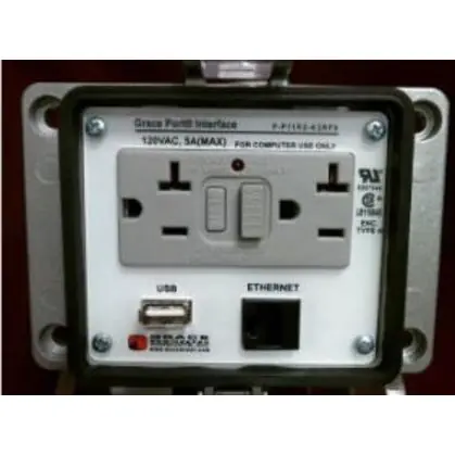 Markdown Programming Port, USB Type A-A Cable - USB 2.0, Cat5e, GFCI Outlet