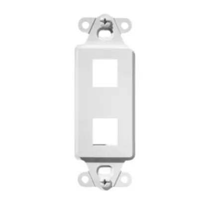 2-Port Decorator Outlet Strap, White Order Now