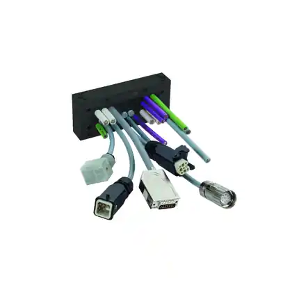 Top Pick KKLR2 Frame Feed-Through for Cable, Black