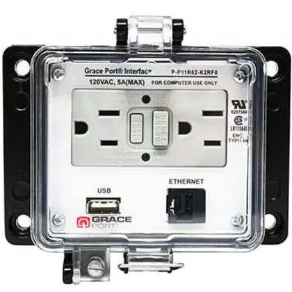 Trusted Brand USB Ethernet Panel Interface Connector, GFIC