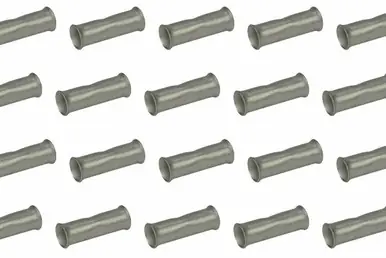 Get Yours 2/0 AWG Tin Plated Copper Butt Splice Connector - 100 Pack