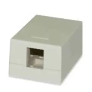 1-Port Surface Mount Multimedia Box, White Wholesale