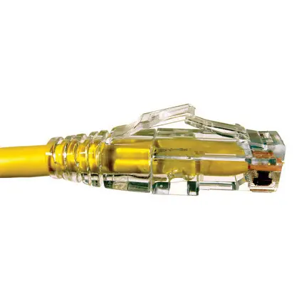 Strain Reliefs for EZ-RJ45 Pass-Through RJ45 Connectors, CAT6, Clear, 50pcs in Bulk Bag New Release