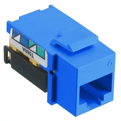 Best Price Net Select, Jack, Cat6, 8-Position, Universal A/B, Blue