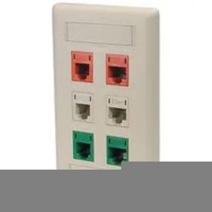 Handmade PLATE, WALL,FLUSH,1-G,1PORT,OW