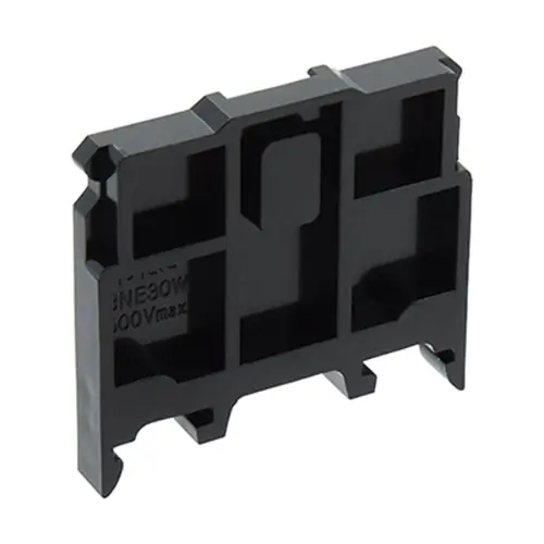Factory Price IDEC BNE30W, End Plate, Screwless, Black