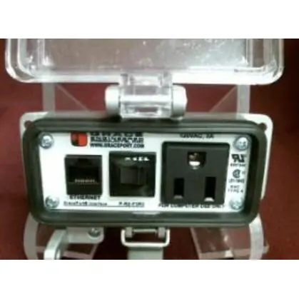 Programming Port, Cat 5e Ethernet, Simplex, 15A, 120VAC, 3A Breaker Modern