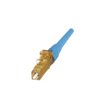 Connector, Simplex, Pre-Polished, Fiber Optic, LC, Blue Save Now