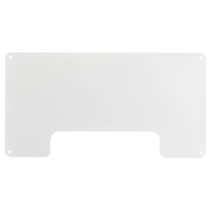 COVER FPTV 4GANG SCREW-ON WH Free Delivery