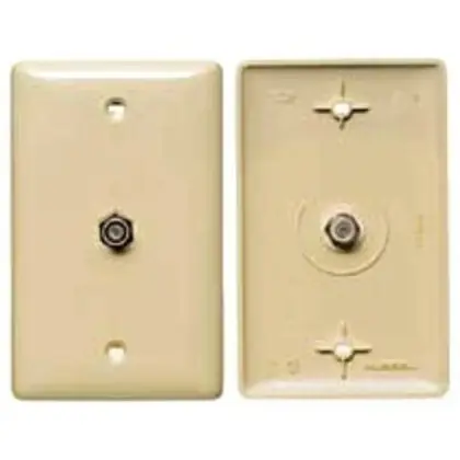 PLATE, 1GANG,W/F-CONNECTOR,LA Save Now
