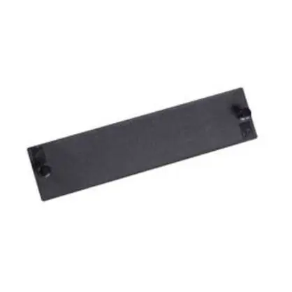 Must Have Blanking Module Plate, 1 Units, 4.92" W, Black, Plastic