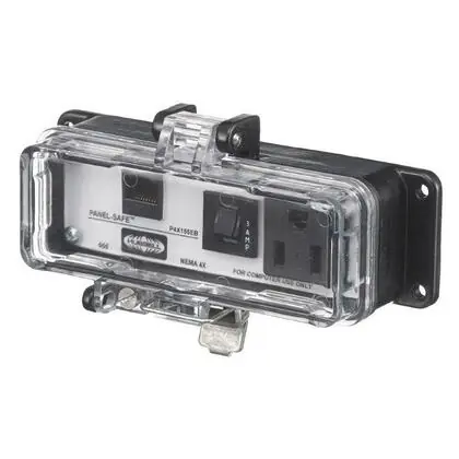 New Release UL Type 4X Port with- 15A 125V Power, Cat 5e Ethernet Access and 3A Circuit Breaker