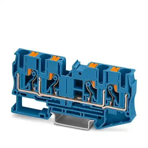 Worldwide Shipping Phoenix Contact 3212947 Feed-through terminal block PT 6-QUATTRO BU