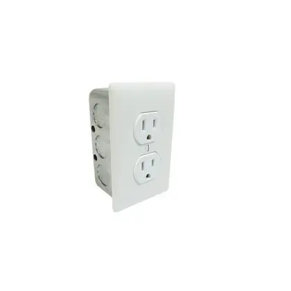 Authentic Electrical Install Kit w/ Gang Box, Outlet Cover