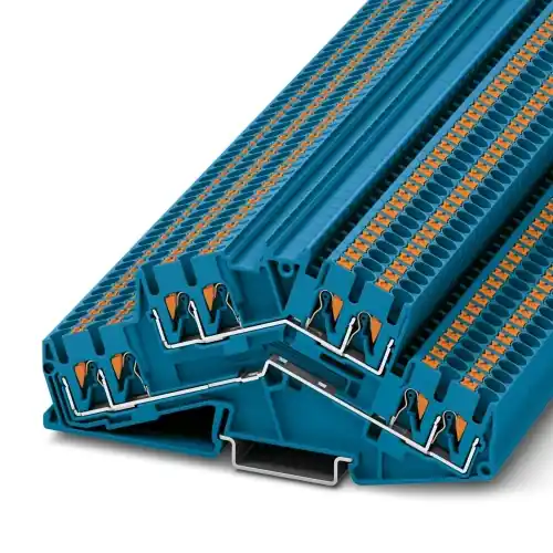 Authentic Phoenix Contact 3210610 Double-level terminal block PTTBS 2,5-QUATTRO BU