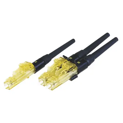 Luxury Connector, Fiber Optic , Pre-Polished, 10Gig, Black